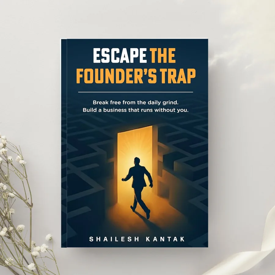 Escape the Founder's Trap book by Shailesh Kantak